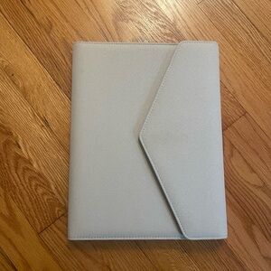 Gray Beige Padfolio